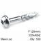 KREG Zinc Pocket Hole Screws 25mm 1.00' #8 Coarse Thread Mx Loc 100ct